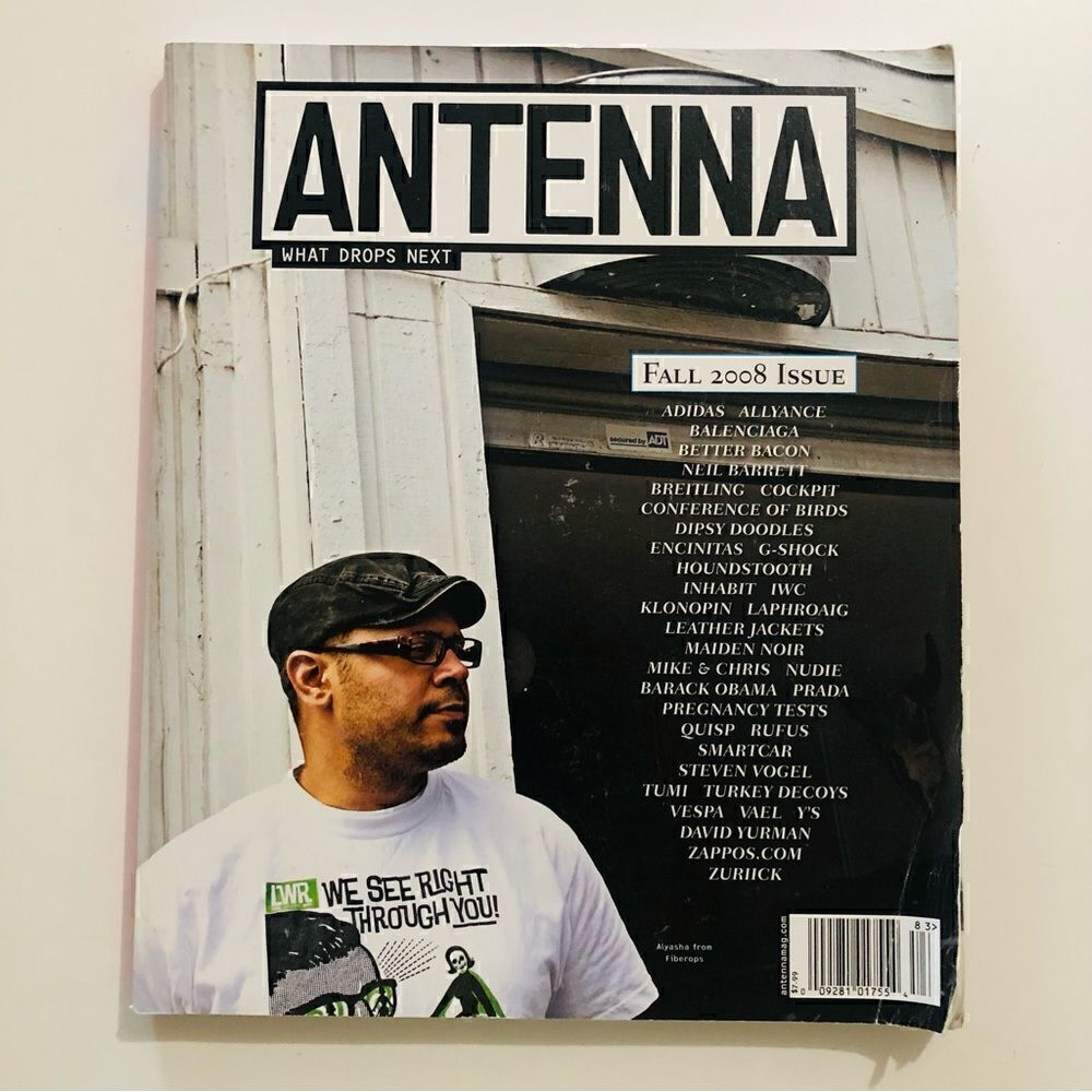 ANTENNA magazine fall 2008 issue “ What drops Next”